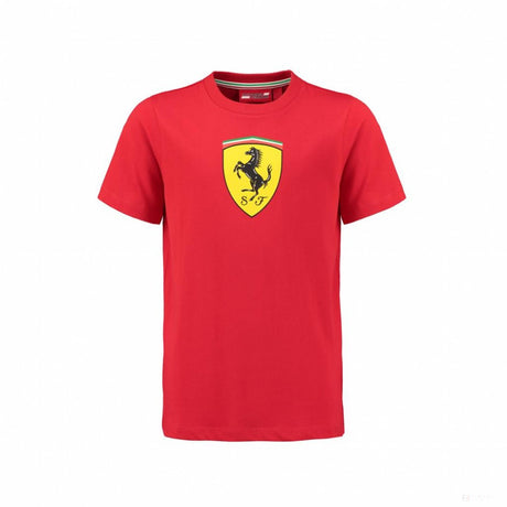 Ferrari dětské tričko, Scudetto, červené, 2018 - FansBRANDS®