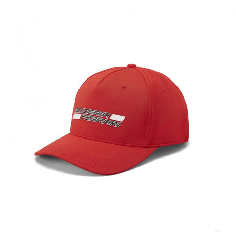 Baseballová čepice Ferrari, logo Scuderia, pro dospělé, červená, 2019 - FansBRANDS®