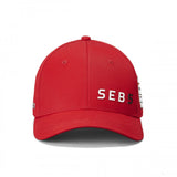 Baseballová čepice Ferrari, Sebastian Vettel SEB5, pro dospělé, červená, 2019