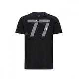 Tričko Mercedes, Valtteri Bottas #77, černé, 2020