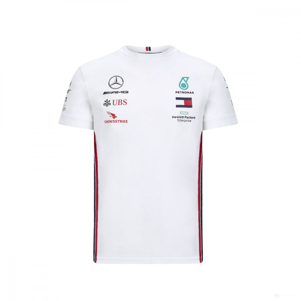 Tričko Mercedes, Team, Bílé, 2020