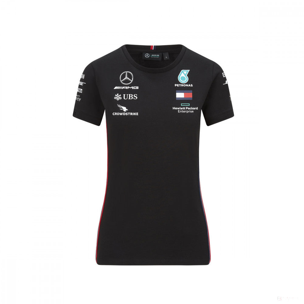 Dámské tričko Mercedes, Team, Black, 2020