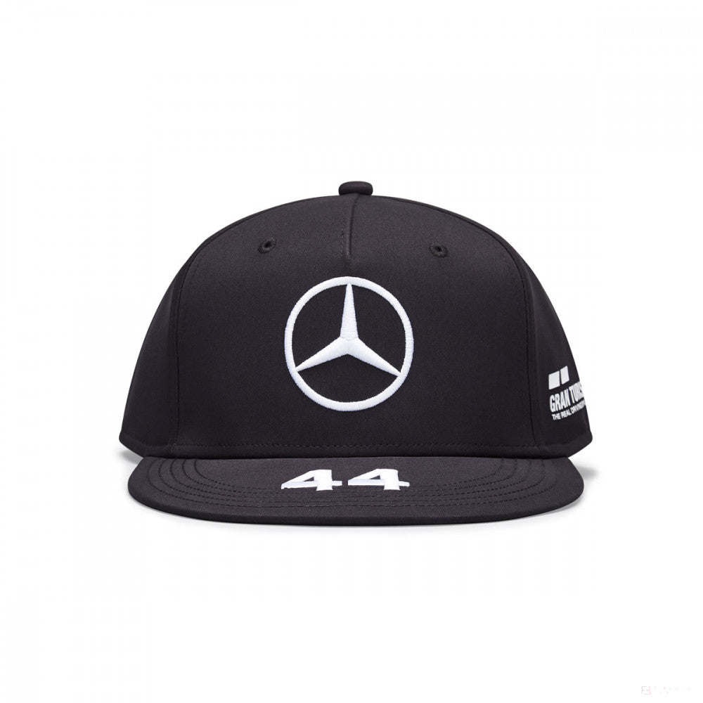 Mercedes Flatbrim Cap, Lewis Hamilton, dospělý, černý, 20/21 - FansBRANDS®
