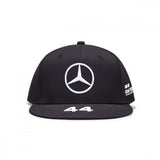 Mercedes Flatbrim Cap, Lewis Hamilton, dospělý, černý, 20/21 - FansBRANDS®