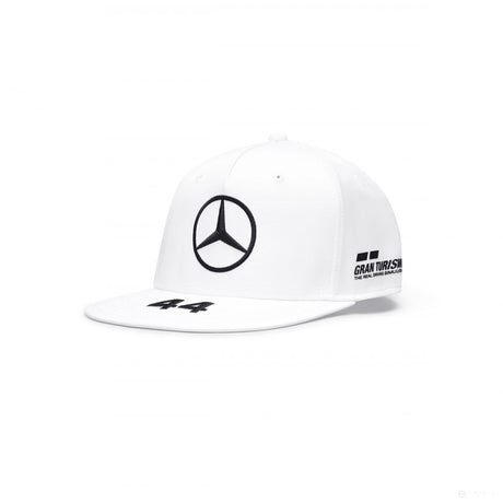 Mercedes Flatbrim Cap, Lewis Hamilton, dospělý, bílý, 20/21 - FansBRANDS®