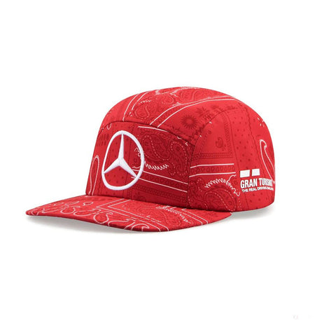 Baseballová čepice Mercedes Hamilton, GP Británie, pro dospělé, červená, 2020 - FansBRANDS®