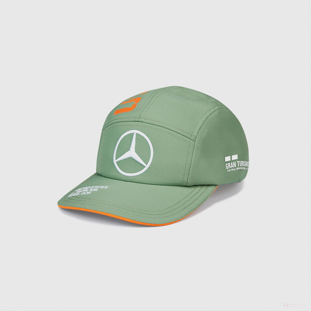 Baseballová čepice Mercedes, Lewis Hamilton GP USA, pro dospělé, zelená, 2021 - FansBRANDS®