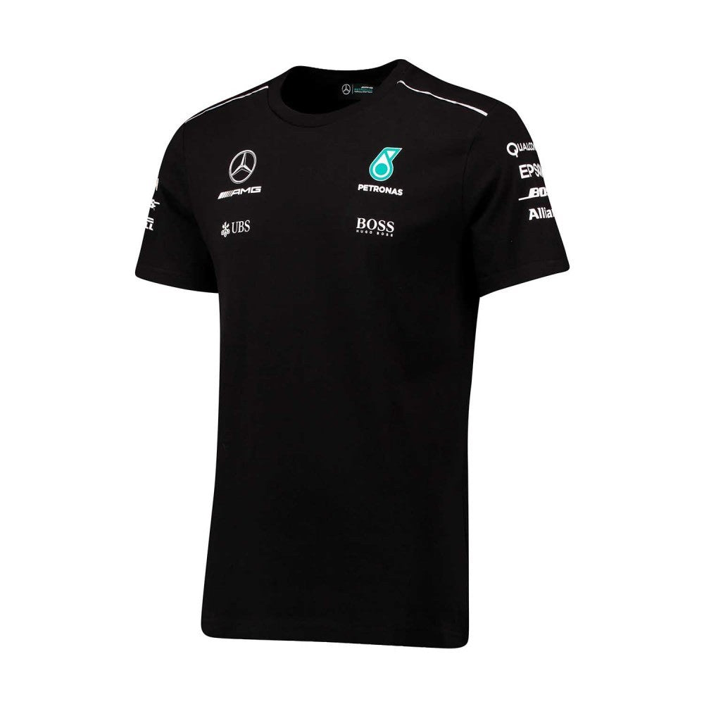 Dětské tričko Mercedes, Team, Black, 2017 - FansBRANDS®