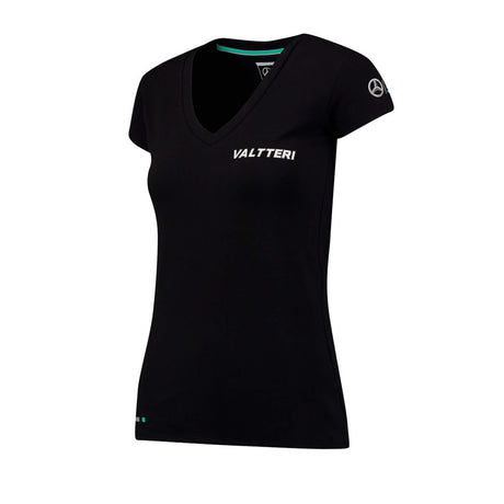Dámské tričko Mercedes, Bottas Valtteri 77, černé, 2017 - FansBRANDS®