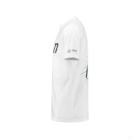 Tričko Mercedes, Bottas Valtteri 77, bílé, 2018 - FansBRANDS®