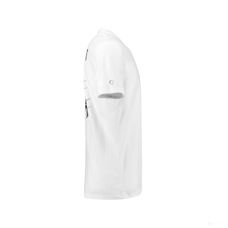 Dětské tričko Mercedes, Hamilton, bílé, 2018 - FansBRANDS®