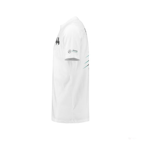 Dětské tričko Mercedes, Hamilton, bílé, 2018 - FansBRANDS®