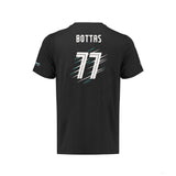 Dětské tričko Mercedes, Bottas, černé, 2018