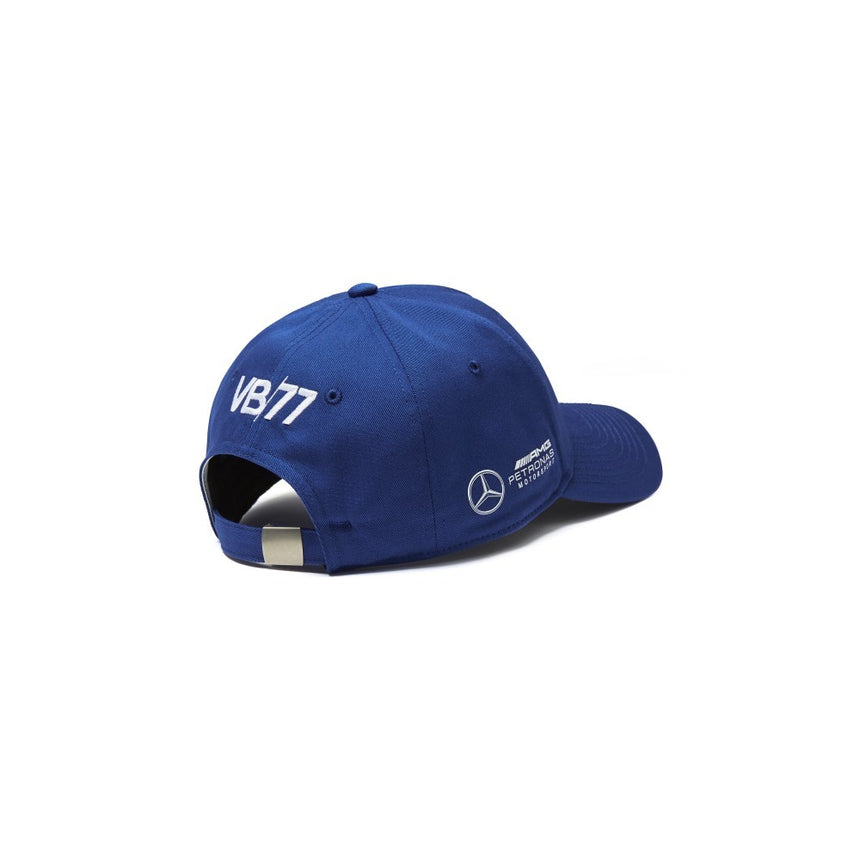Baseballová čepice Mercedes, Valtteri Bottas, pro dospělé, modrá, 2018 - FansBRANDS®
