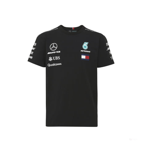 Dětské tričko Mercedes, Team, Black, 2018 - FansBRANDS®