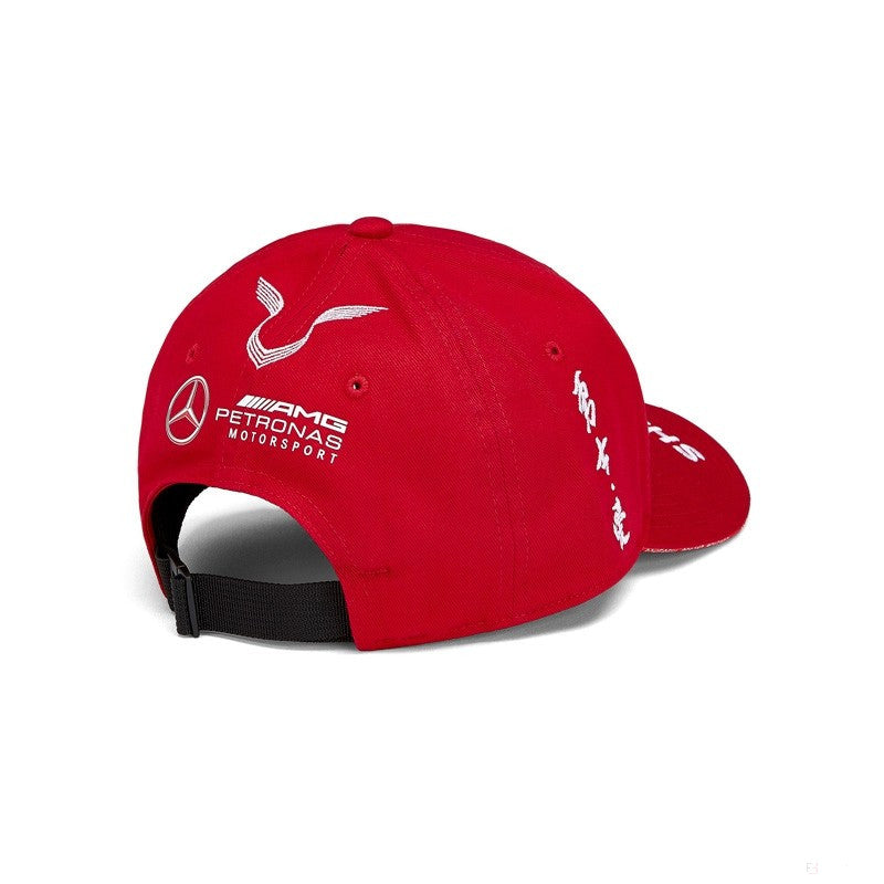 Baseballová čepice Mercedes Kids Hamilton, GP Číny, červená, 2019 - FansBRANDS®