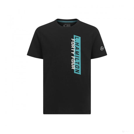Dětské tričko Mercedes, Lewis Hamilton #44, černé, 2019 - FansBRANDS®