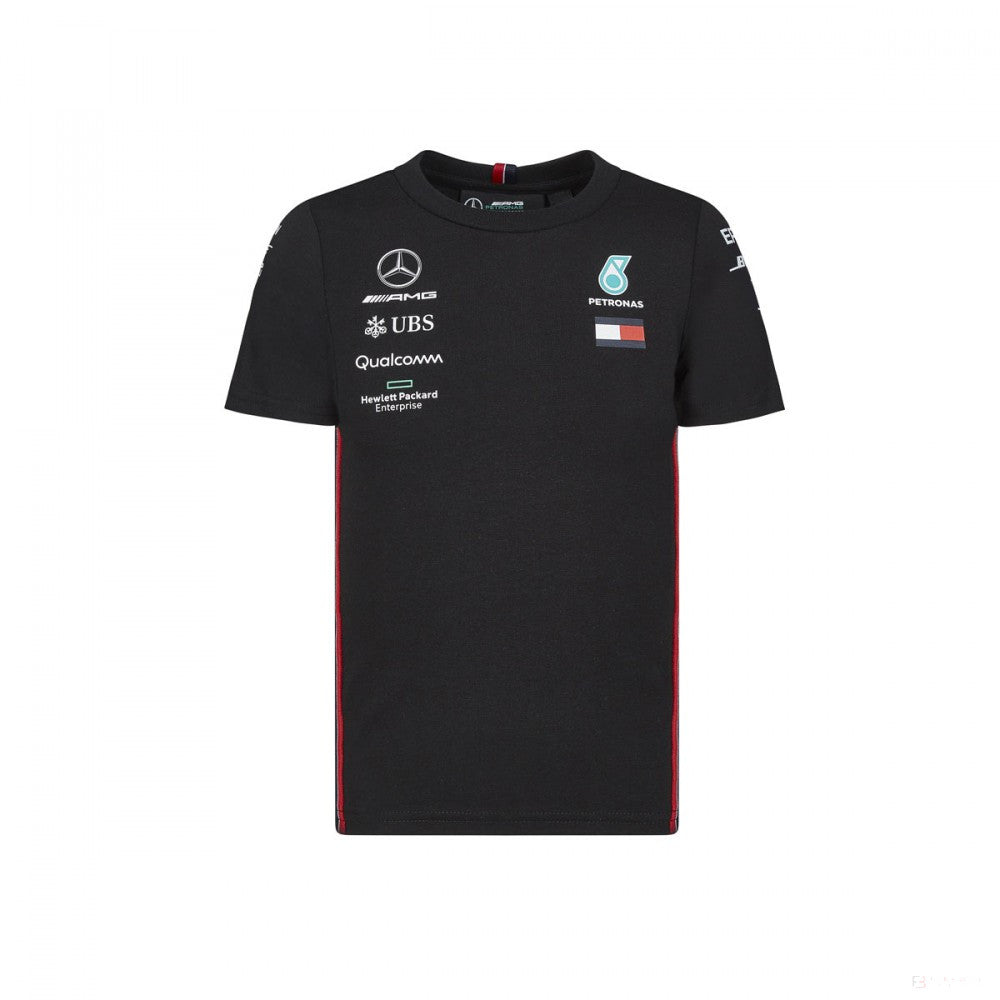 Dětské tričko Mercedes, Team, Black, 2019