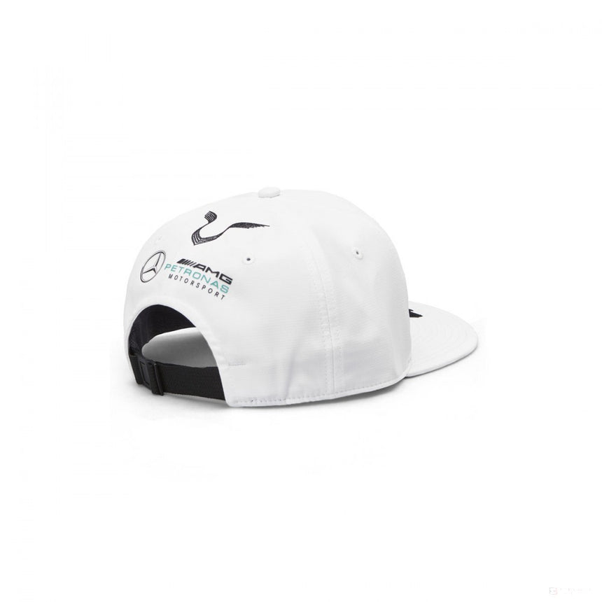 Kšiltovka Mercedes Hamilton Flatbrim, pro dospělé, bílá, 2019 - FansBRANDS®