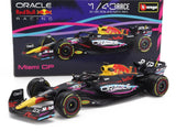 Model samochodu Red Bull Racing 1:43, bburago, RB19, Miami, Max Verstappen #1, 2023