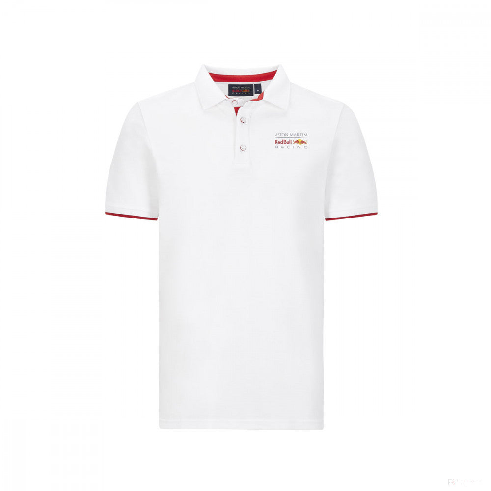 Red Bull Polo, Klasyczny, Biały, 2020