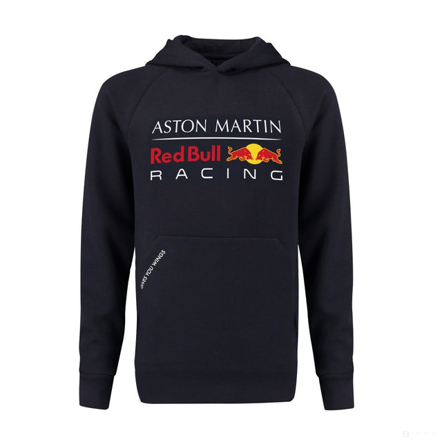 Dětský svetr Red Bull, logo s kapucí, modrý, 2018 - FansBRANDS®