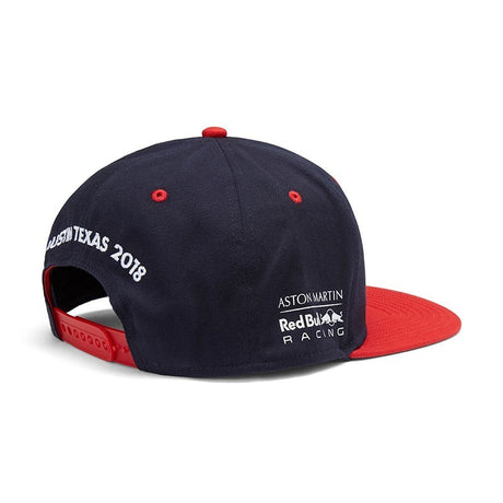 Kšiltovka Red Bull Flatbrim, GP USA, pro dospělé, modrá, 2018 - FansBRANDS®