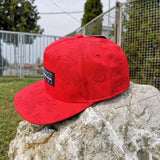 Red Bull Flatbrim kšiltovka, čínská kšiltovka, dospělý, červená, 2019 - FansBRANDS®