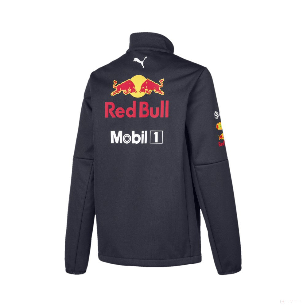 Dětská softshellová bunda Red Bull, Puma Team, modrá, 2019 - FansBRANDS®