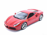 Ferrari Model auta, 488 GTB, měřítko 1:18, červená, 2018 - FansBRANDS®