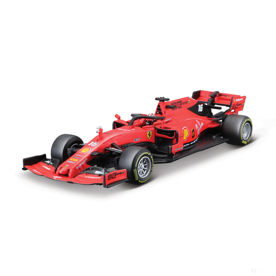Ferrari Model Car, Charles Leclerc SF90 #16, měřítko 1:18, červená, 2021 - FansBRANDS®