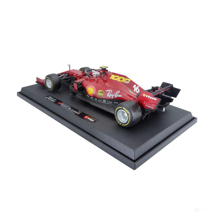 Ferrari Model Car, Charles Leclerc SF1000 Tuscan GP 2020, měřítko 1:18, červená, 2021 - FansBRANDS®