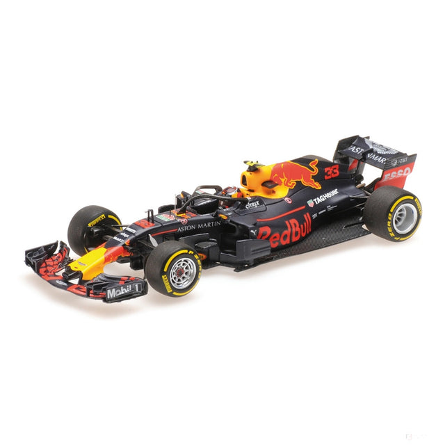 Model vozu Red Bull, Red Bull RB14 Max Verstappen, měřítko 1:43, modrý, 2018 - FansBRANDS®