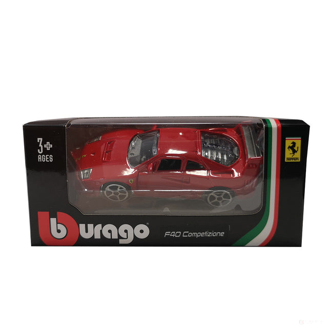 Model vozu Ferrari, F40 Competizione, měřítko 1:64, červený, 2020 - FansBRANDS®