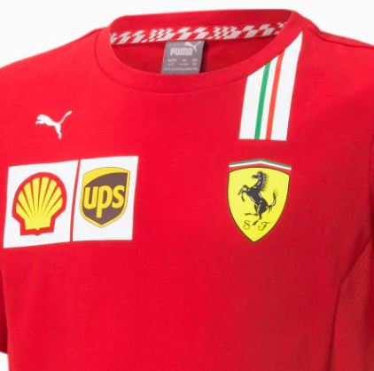 Ferrari Kinder T-Shirt, Puma, Team, Rot, 20/21