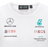 Mercedes Women's T-shirt, Team, White, 2021
