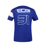 Alpské tričko, Esteban Ocon 31 Team, modré, 2021 - FansBRANDS®