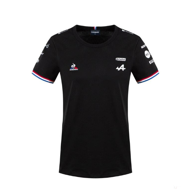 Dámské tričko Alpine, týmové, černé, 2021