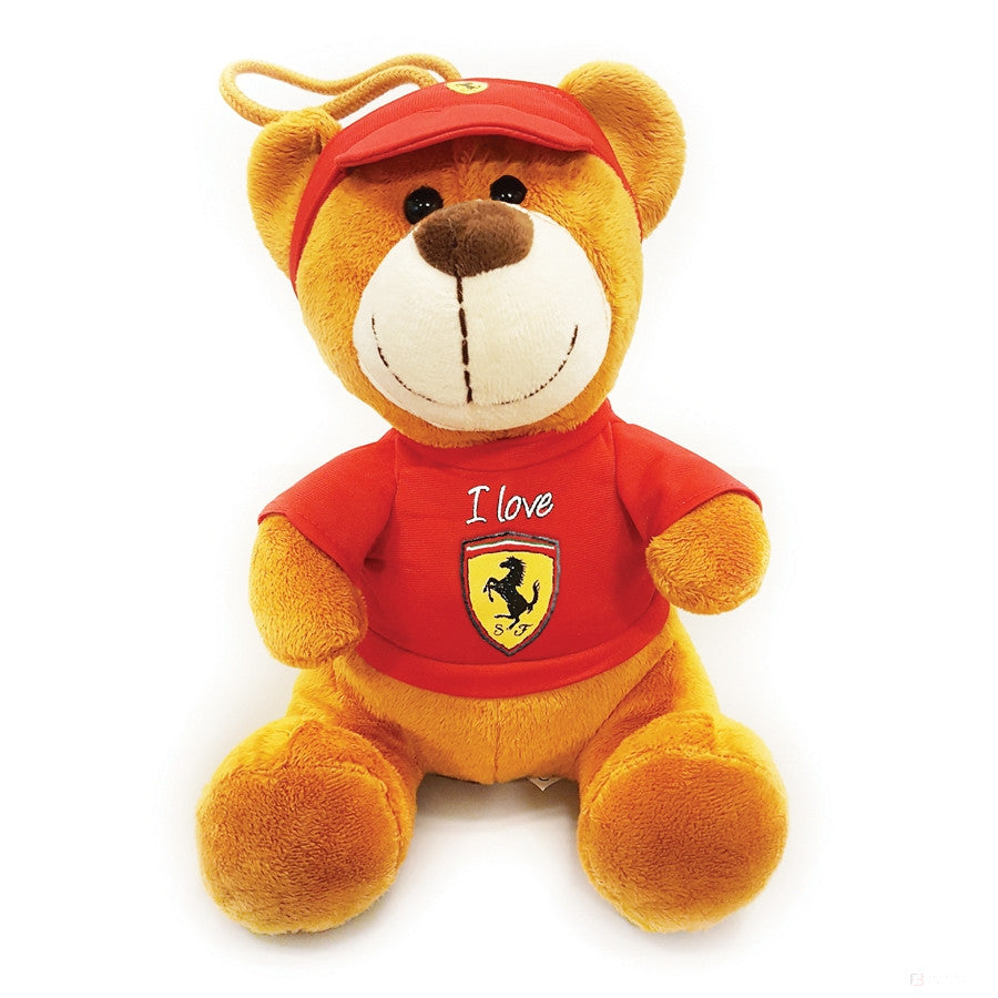 Ferrari Plyšový medvídek, 30 cm, červený, 2019