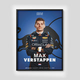 Oryginalny Print F1 - Plakat Maxa Verstappena (rozmiar A3)