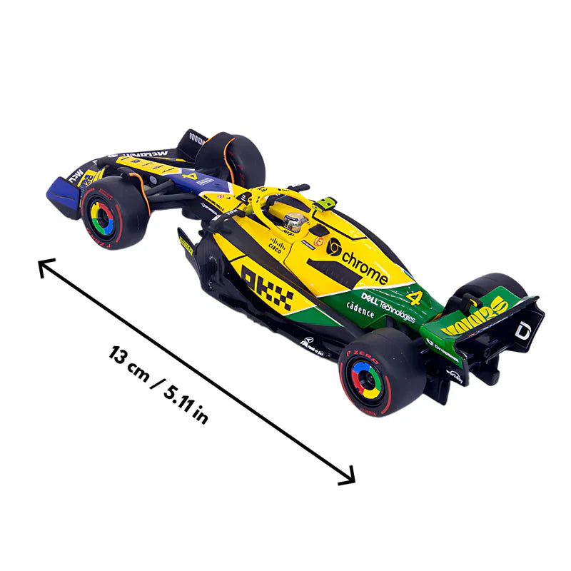 Model samochodu McLaren, Bburago, Lando Norris, malowanie Monaco Senna, MCL38 🔥
