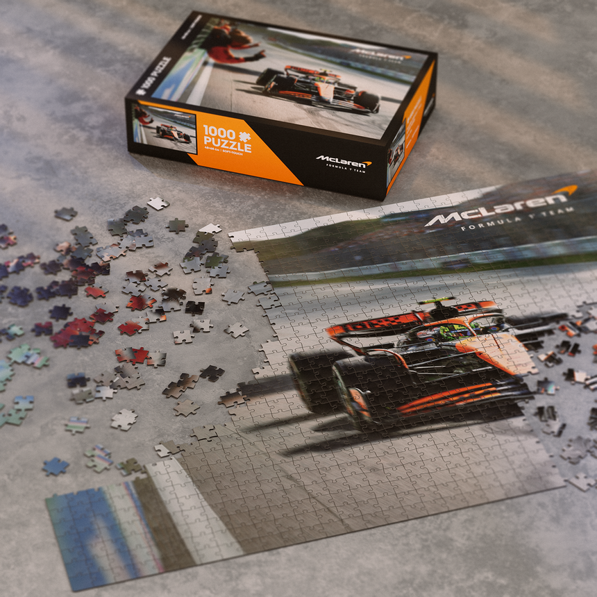 McLaren Formula 1® Team, puzzle, Lando Norris, plakat zwycięstwa, 1000 szt.