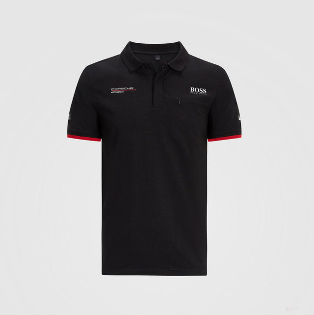 Porsche Team Polo, černá, 2022 - FansBRANDS®