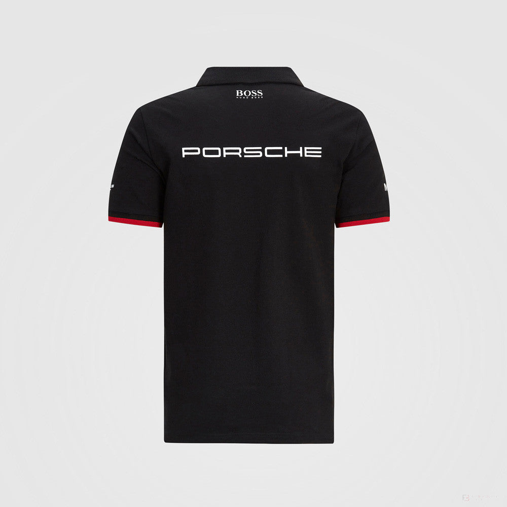 Porsche Team Polo, černá, 2022 - FansBRANDS®