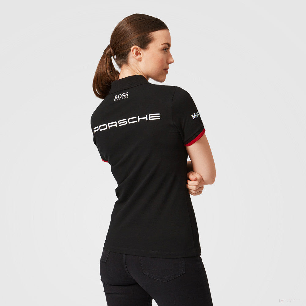Porsche Womens Team Polo, černá, 2022 - FansBRANDS®
