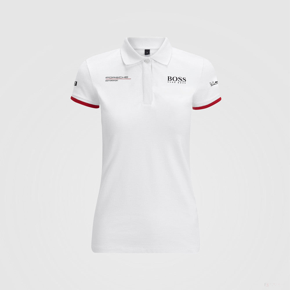 Porsche Womens Team Polo, bílá, 2022