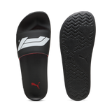 Kapcie z logo F1, Puma, Leadcat 2.0, czarne