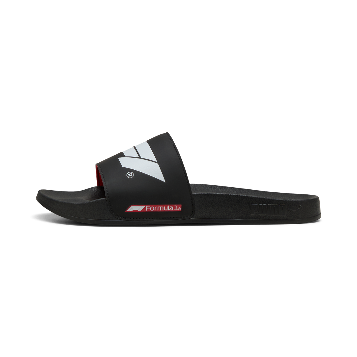 Kapcie z logo F1, Puma, Leadcat 2.0, czarne