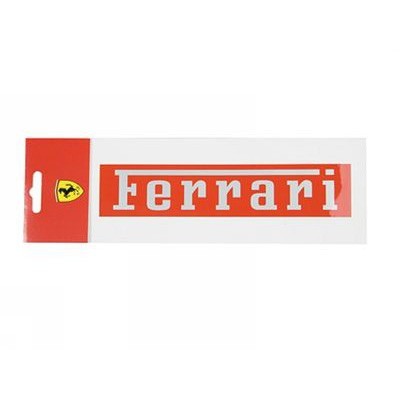 Nálepka Ferrari, 19x4 cm, červená, 2012 - FansBRANDS®