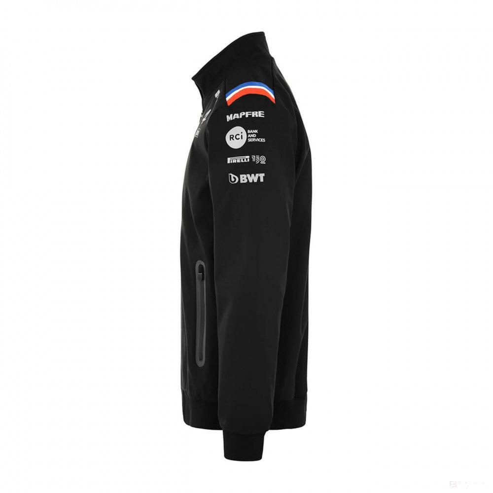 Alpská softshellová bunda, týmová, černá, 2022